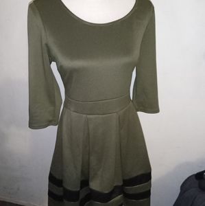 Olive green xl dress